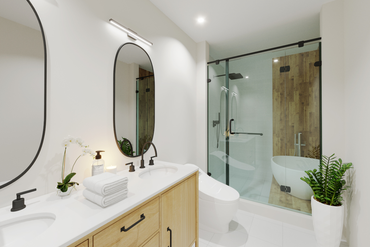 Virtually Renovated Bathroom