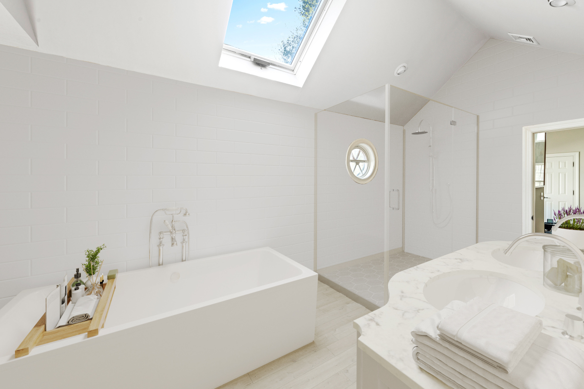 Virtually Renovated Master Bath