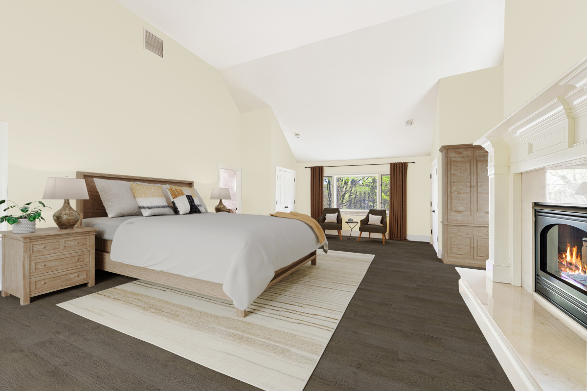 Virtually Renovated Master Bedroom